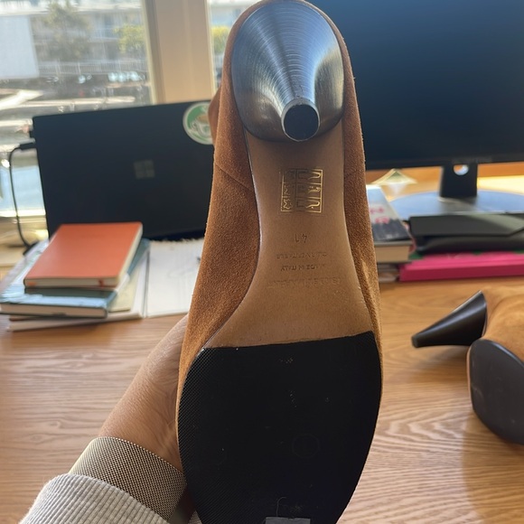 Isabel Marant Cofnac Brown Lystal Heeled Ankle Boots - New Size 41 - Picture 3 of 5